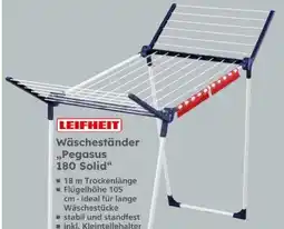Globus Baumarkt Leifheit Wäscheständer Pegasus 180 Solid Angebot