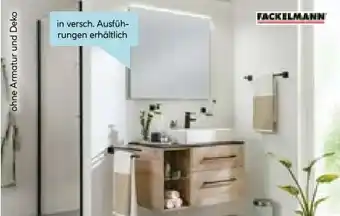 Hellweg Fackelmann Badmöbel Set Oxford Angebot