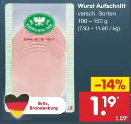 Netto Marken-Discount Eberswalder Wurstaufschnitt Angebot