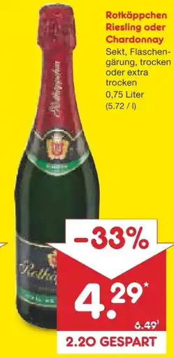 Netto Marken-Discount Rotkäppchen Riesling Angebot