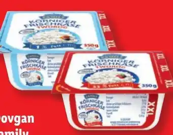Lidl Dovgan Family Körniger Frischkäse XXL Angebot