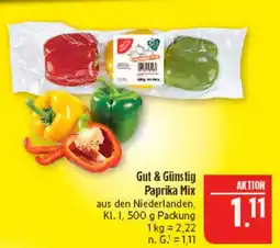 Marktkauf Gut & günstig paprika mix Angebot