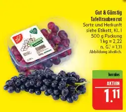 Marktkauf Gut & günstig tafeltrauben rot Angebot