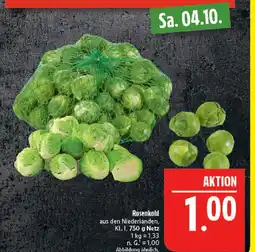 Marktkauf Rosenkohl Angebot