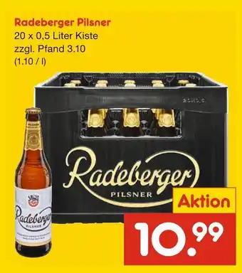 Netto Marken-Discount Radeberger pilsner Angebot