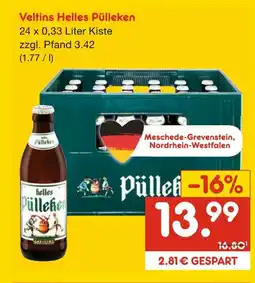 Netto Marken-Discount Veltins helles pülleken Angebot
