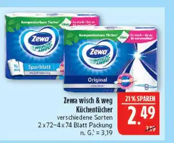 Marktkauf Zewa wisch & weg küchentücher Angebot