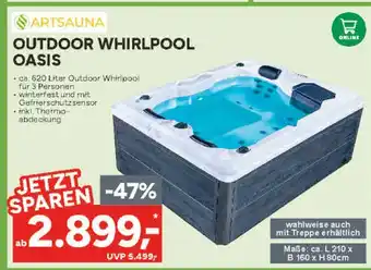 Marktkauf Artsauna outdoor whirlpool oasis Angebot