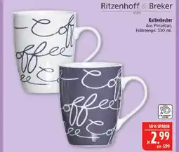 Marktkauf Ritzenhoff & breker kaffeebecher Angebot