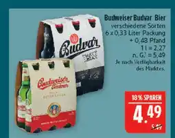 Marktkauf Budweiser budvar bier Angebot
