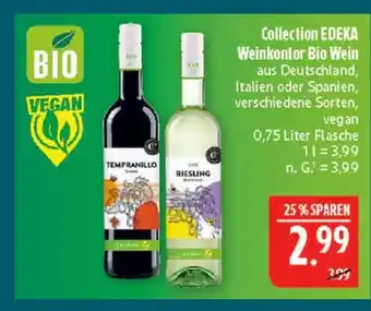 Marktkauf Edeka collection edeka weinkontor bio wein Angebot