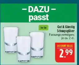 Marktkauf Gut & günstig schnapsgläser Angebot