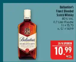 Marktkauf Ballantine's finest blended scotch whisky Angebot