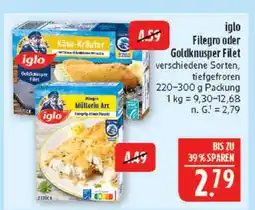 Marktkauf Iglo filegro Angebot