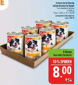 Marktkauf Gut & günstig saftige brocken für hunde Angebot