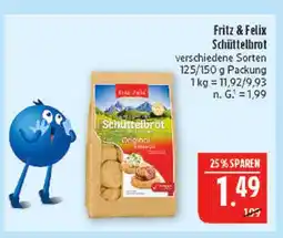 Marktkauf Fritz & felix schüttelbrot Angebot