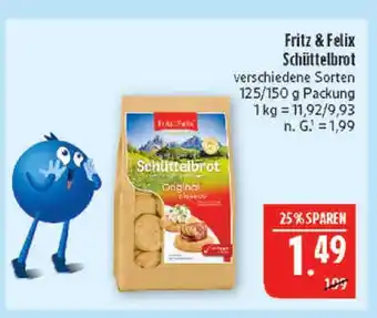 Marktkauf Fritz & felix schüttelbrot Angebot