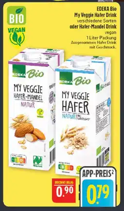 Marktkauf Edeka bio my veggie hafer drink Angebot