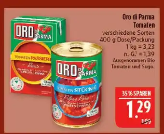 Marktkauf Oro di parma tomaten Angebot