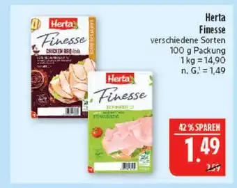Marktkauf Herta finesse chicken bbq Angebot