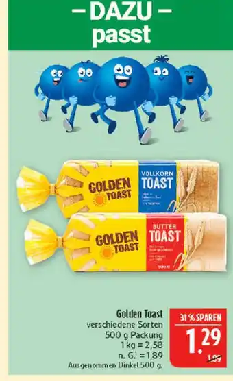 Marktkauf Golden toast vollkorn toast Angebot