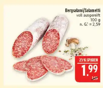 Marktkauf Bergsalami Angebot