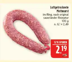 Marktkauf Luftgetrocknete mettwurst Angebot