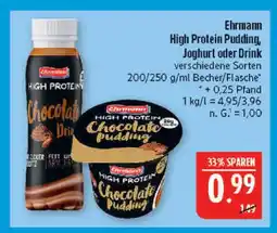 Marktkauf Ehrmann high protein pudding Angebot