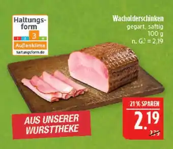 Marktkauf Wacholderschinken Angebot