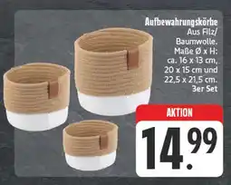 E-Center Aufbewahrungskörbe Angebot