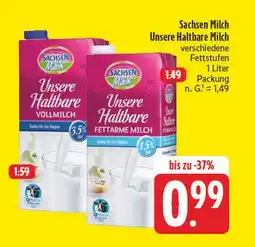E-Center Sachsen milch unsere haltbare vollmilch Angebot