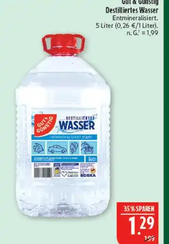 Marktkauf Gut & günstig destilliertes wasser Angebot