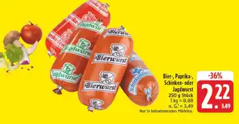 E-Center Bierwurst Angebot