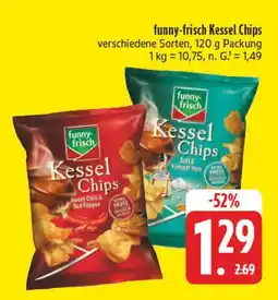 E-Center Funny-frisch kessel chips sweet chili & red pepper Angebot