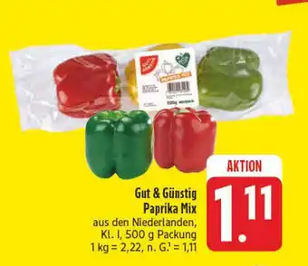 E-Center Gut & günstig paprika mix Angebot
