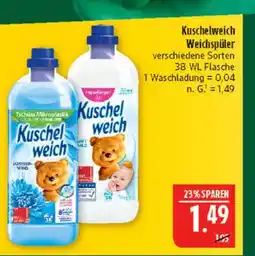 Marktkauf Kuschelweich weichspüler Angebot