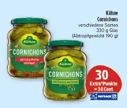 Marktkauf Kühne cornichons mit chili & pfeffer verfeinert Angebot