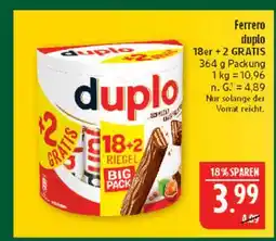 Marktkauf Ferrero duplo Angebot