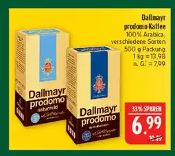 Marktkauf Dallmayr prodomo kaffee Angebot