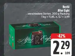 E-Center Nestlé after eight Angebot