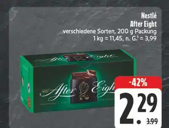 E-Center Nestlé after eight Angebot