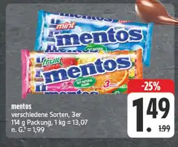 E-Center Mentos Angebot
