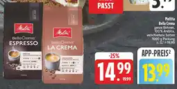 E-Center Melitta bella crema espresso Angebot