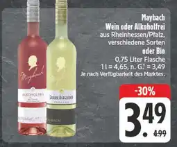 E-Center Maybach wein oder alkoholfrei Angebot