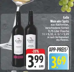 E-Center Gallo wein Angebot