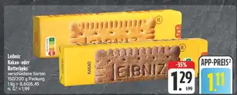 E-Center Leibniz kakao- oder butterkeks Angebot