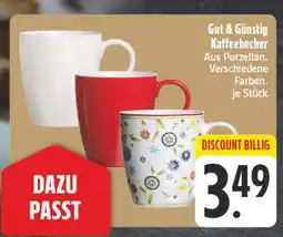 E-Center Gut & günstig kaffeebecher Angebot