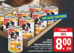 E-Center Gut & günstig saftige brocken für hunde Angebot