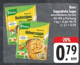 E-Center Knorr suppenliebe suppe Angebot