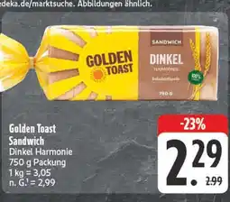 E-Center Golden toast sandwich dinkel harmonie Angebot